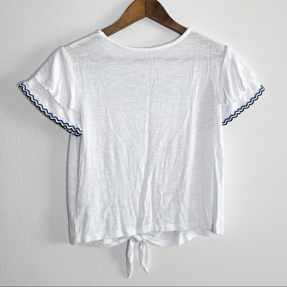 WHITE TOP FOR GIRLS - Sz L - Picture 4 of 7